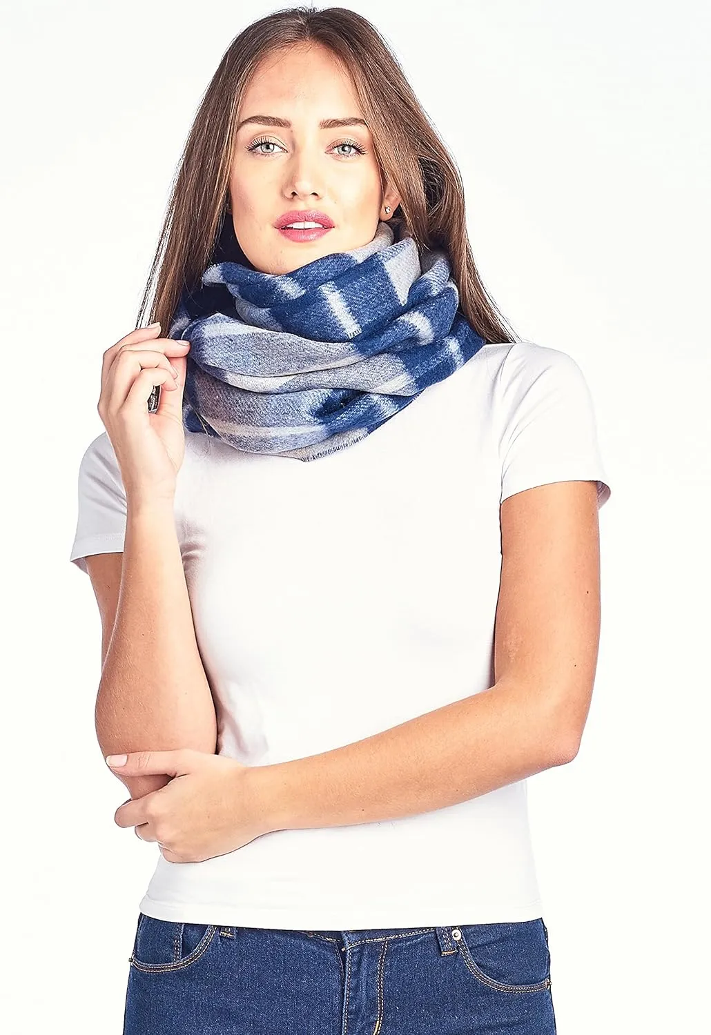 100% Lambswool wool Men and Women Solid Pashmina Scarf