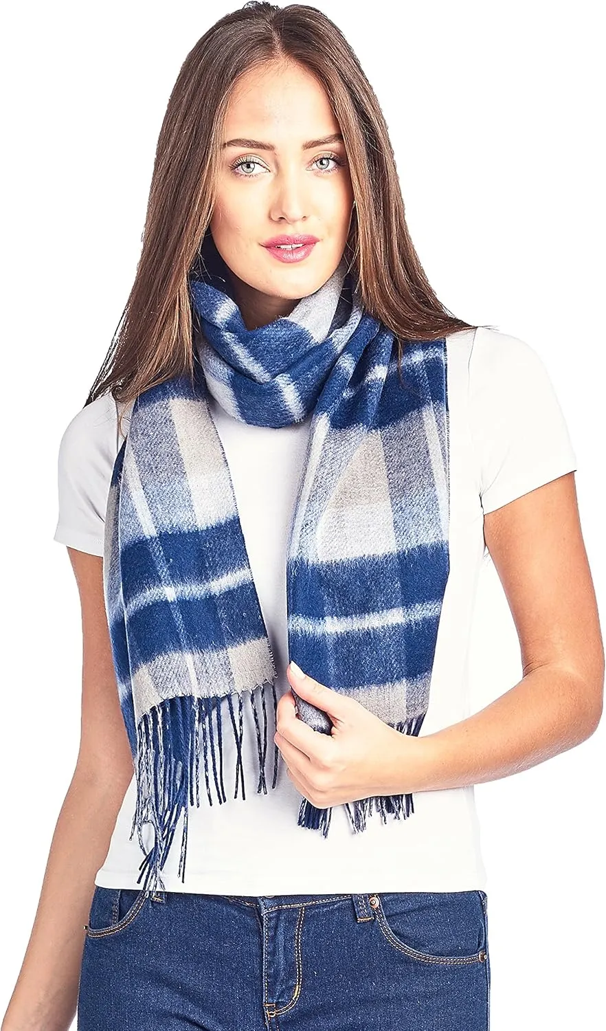 100% Lambswool wool Men and Women Solid Pashmina Scarf