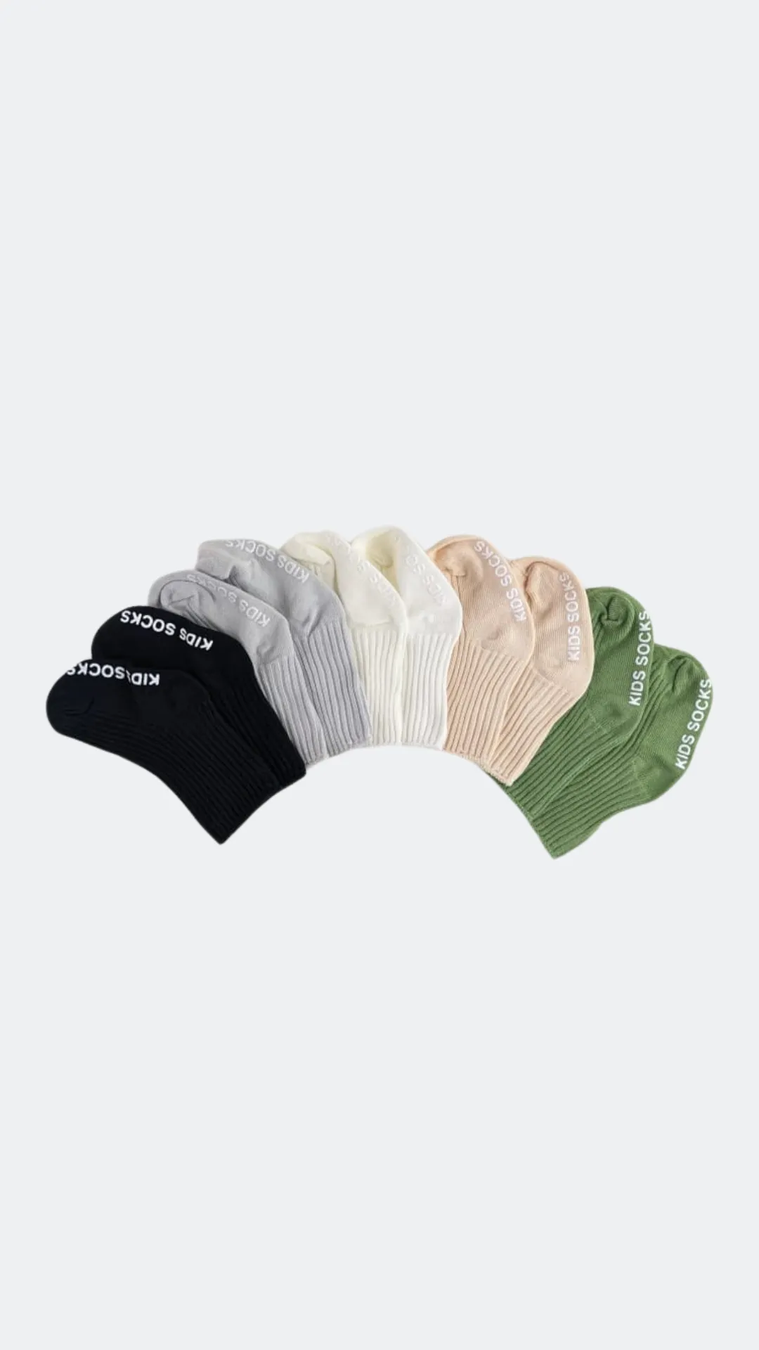 5-Pack Anti-Slip Socks