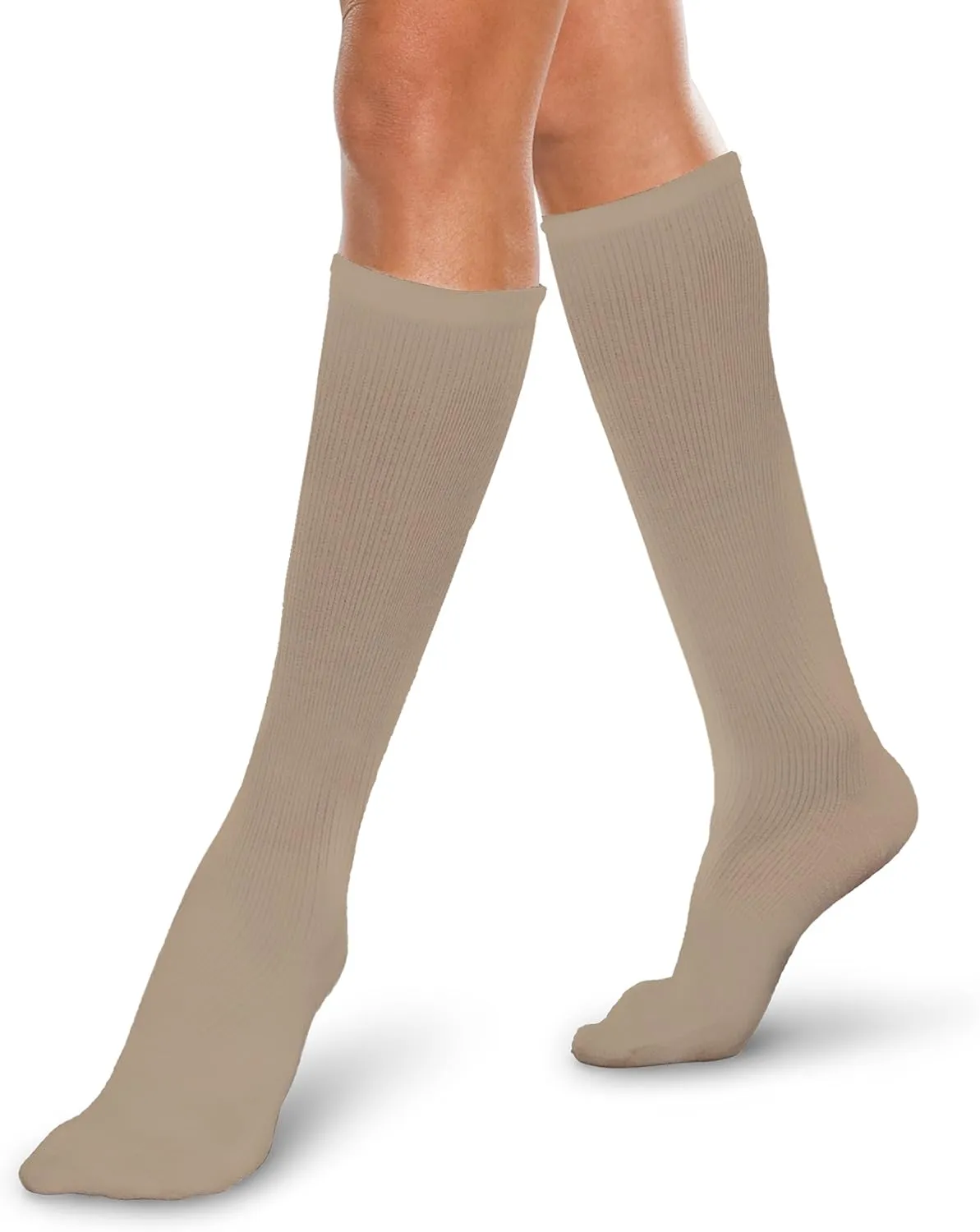 Core-Spun Cushioned 20-30mmHg Moderate Graduated Compression Support Knee High Socks