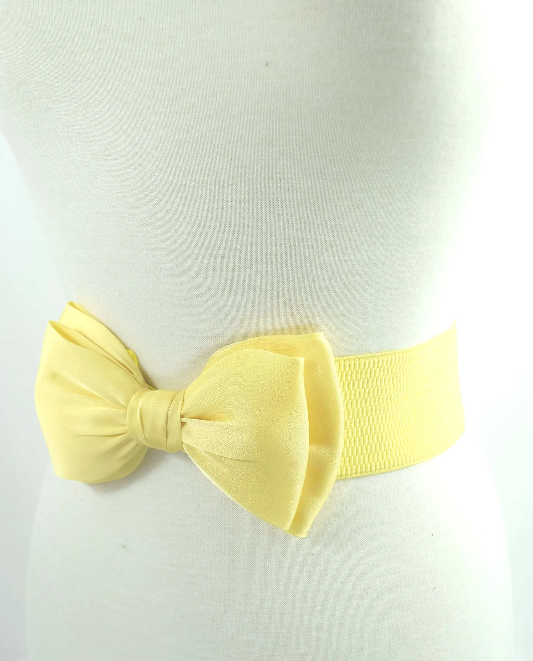 Dancing Days 50's Bella Bow Belt Vintage Retro pin-up Bow Elastic Cinch belt