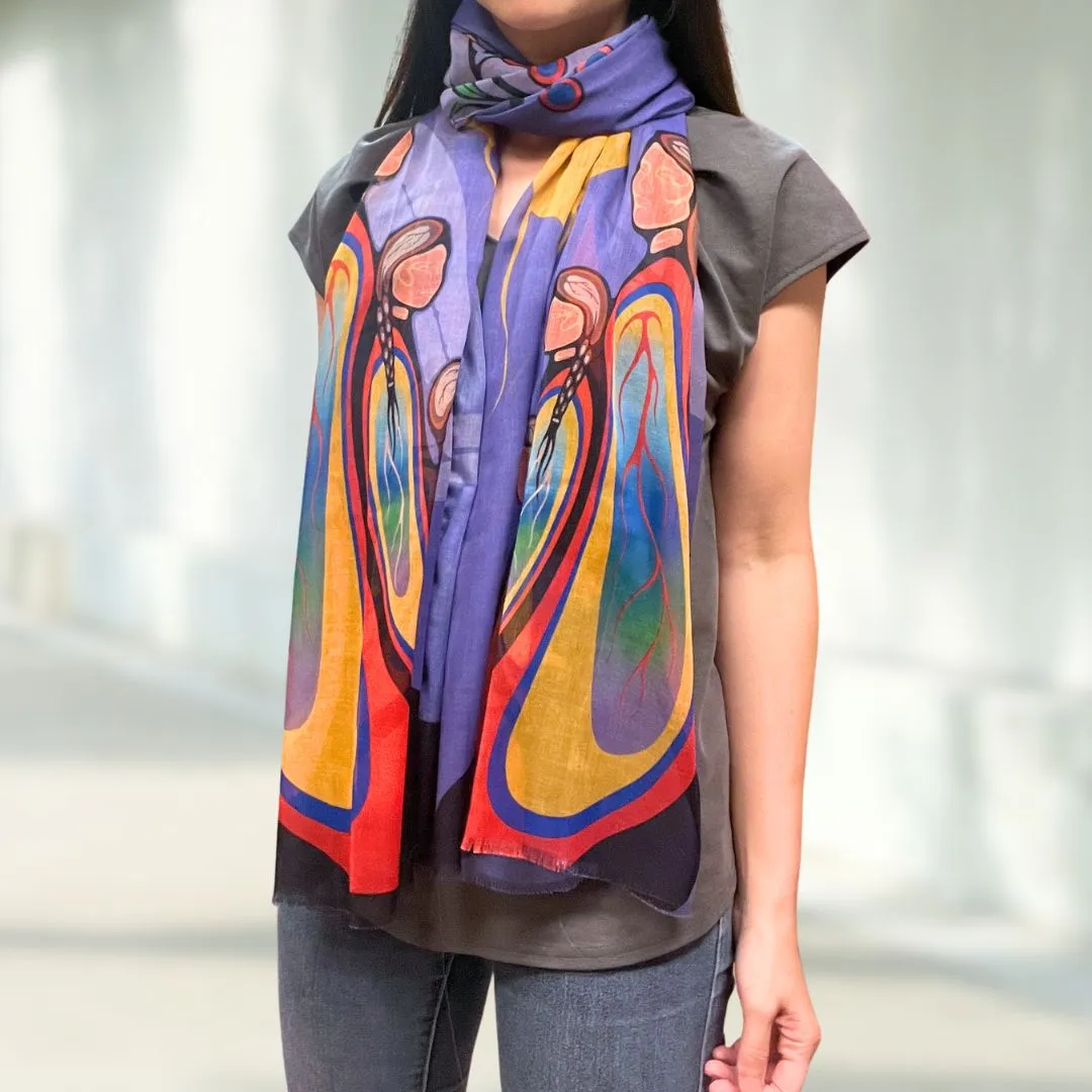 Emily Kewageshig Gifts from Creator Eco-Scarf