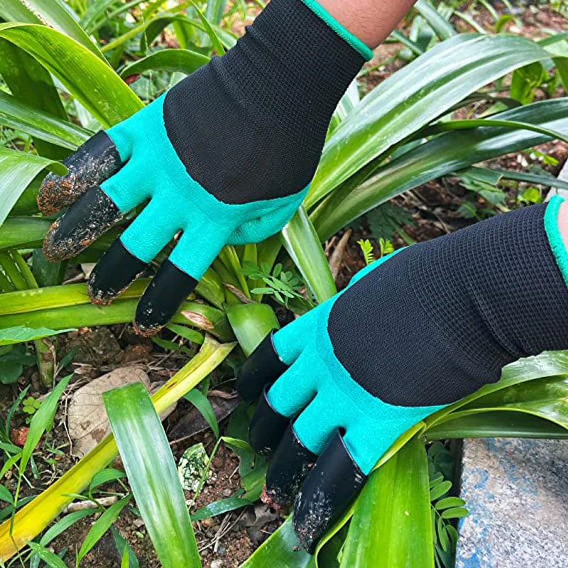 Garden Gloves with Claws Waterproof Breathable Planting Tools
