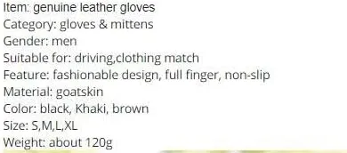Hgvcfcv Men Cool Motorcycle Driving Gloves Full Finger Sports Breathable Leather Gloves Men