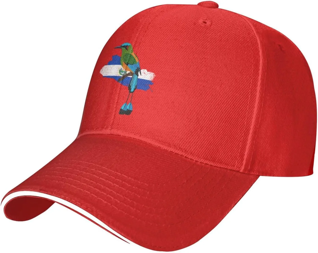 HILLBACK El Salvador Torogoz Salvadoreño Gray Cowboy Hat Baseball Cap Golf Dad Trucker Hats for Men Women