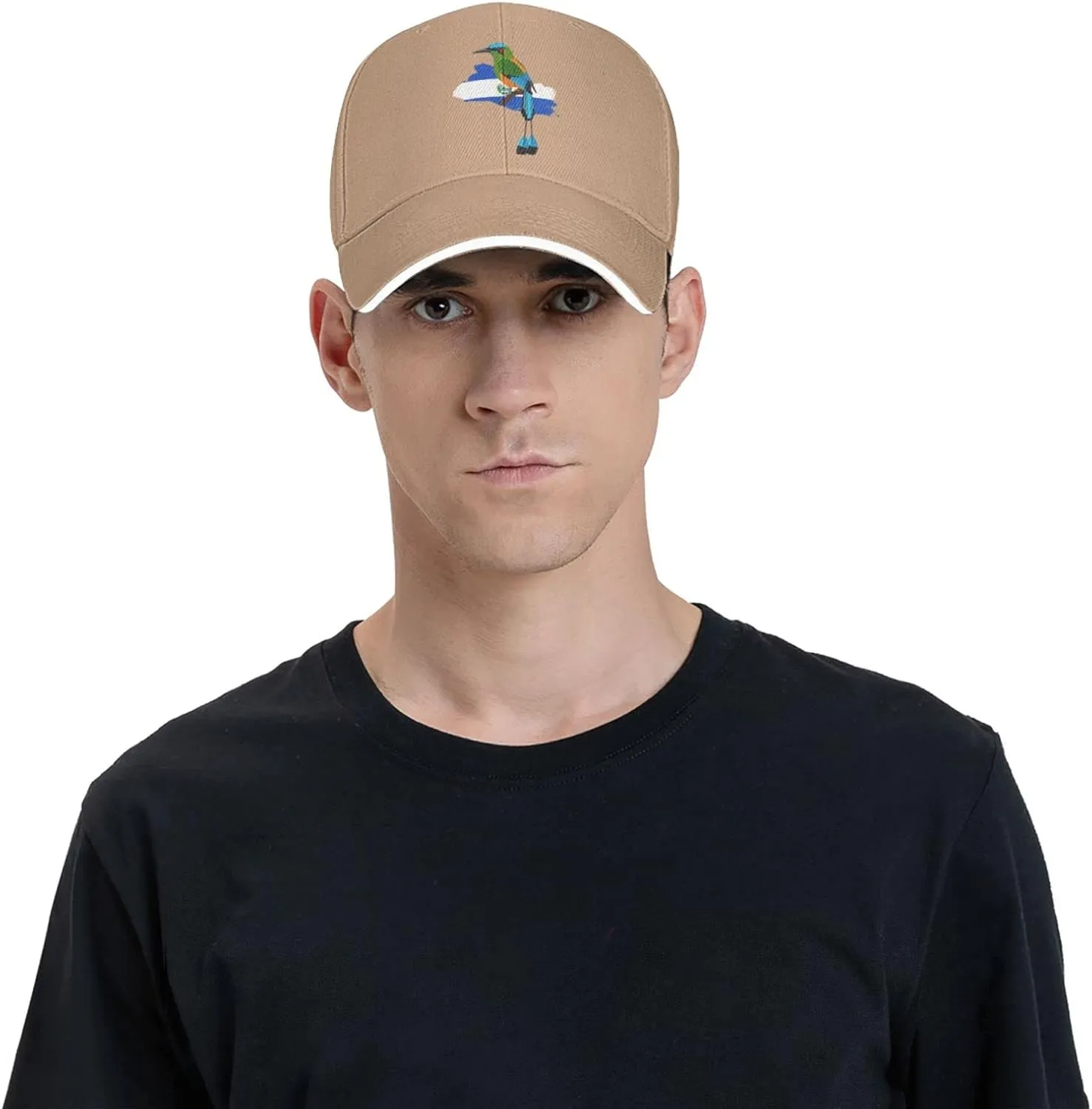 HILLBACK El Salvador Torogoz Salvadoreño Gray Cowboy Hat Baseball Cap Golf Dad Trucker Hats for Men Women