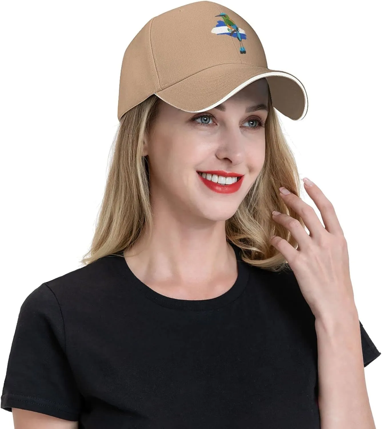 HILLBACK El Salvador Torogoz Salvadoreño Gray Cowboy Hat Baseball Cap Golf Dad Trucker Hats for Men Women