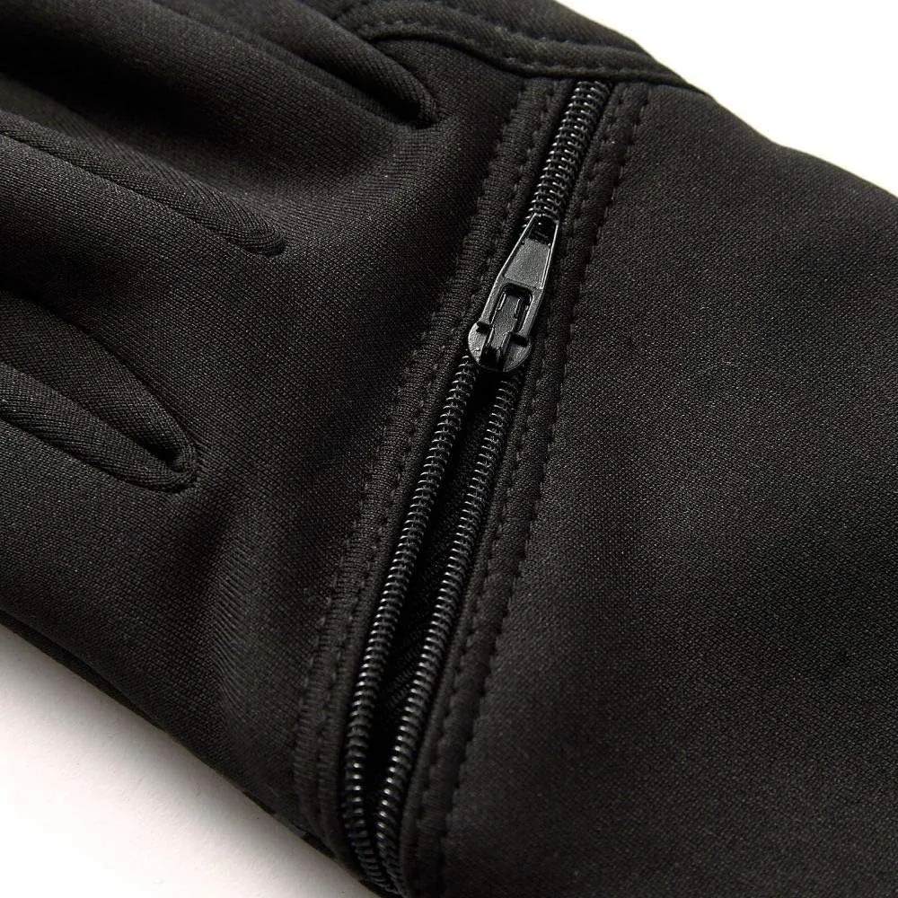 IGLOOSBUILT Men's Softshell Fleece Touch Glove, Anthracite, Large/X-Large
