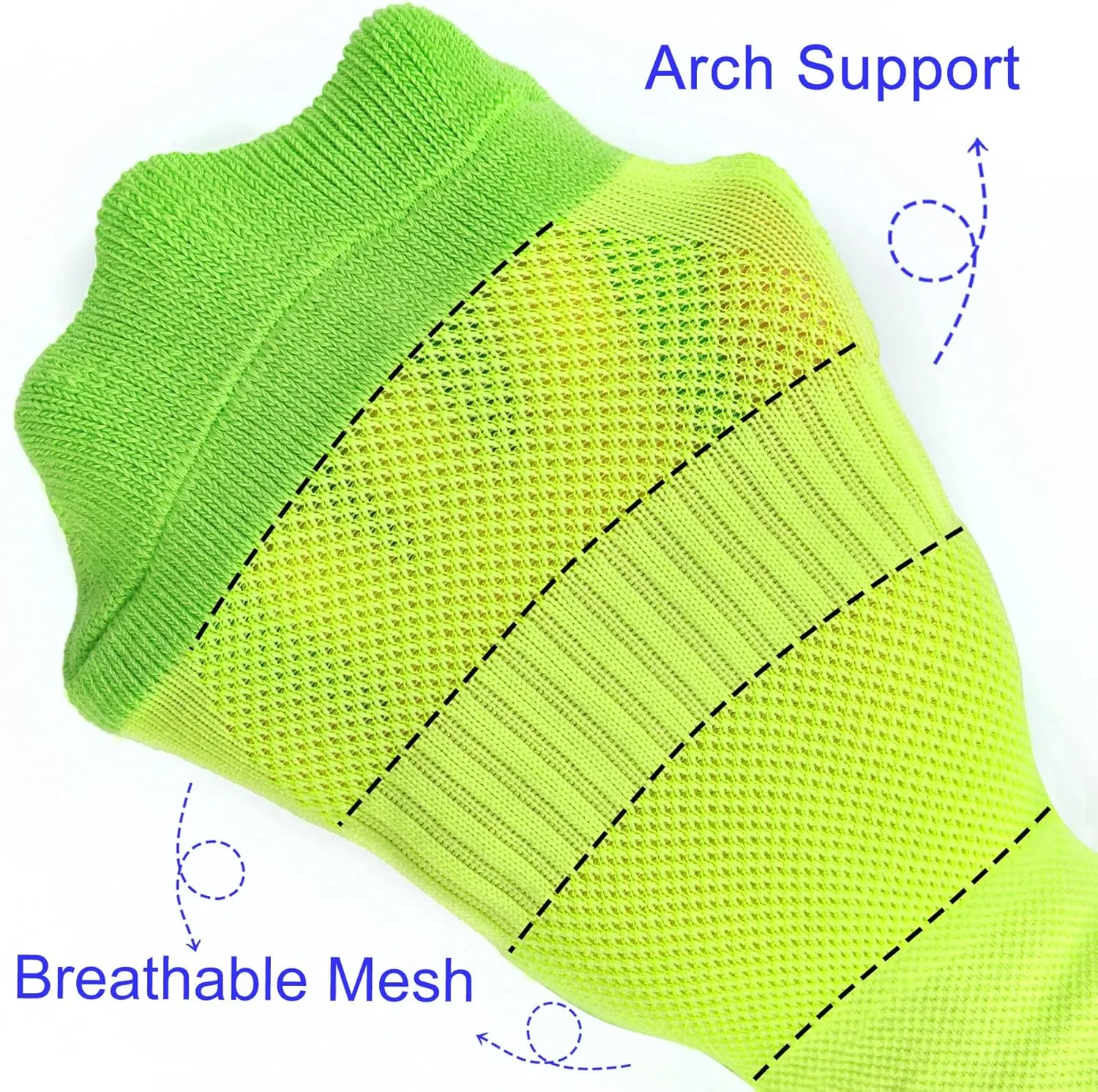 Kids Grip Soccer Socks Boys Basketball Crew Socks Cushioned Athletic Non Slip Socks Girls Running Sport Youth