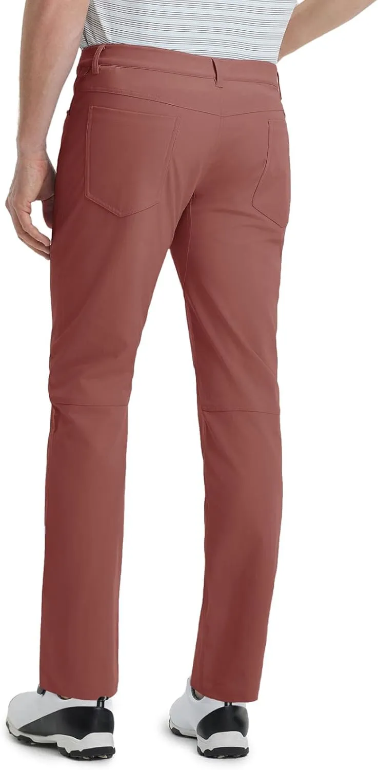 M MAELREG Golf Pants for Men Lightweight Moisture Wicking Business - 30"/32"/34" Stretch Flat Front Casual Dress Pant for Men