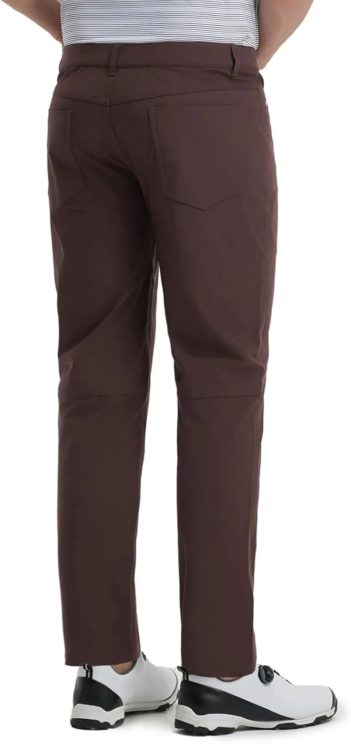 M MAELREG Golf Pants for Men Lightweight Moisture Wicking Business - 30"/32"/34" Stretch Flat Front Casual Dress Pant for Men