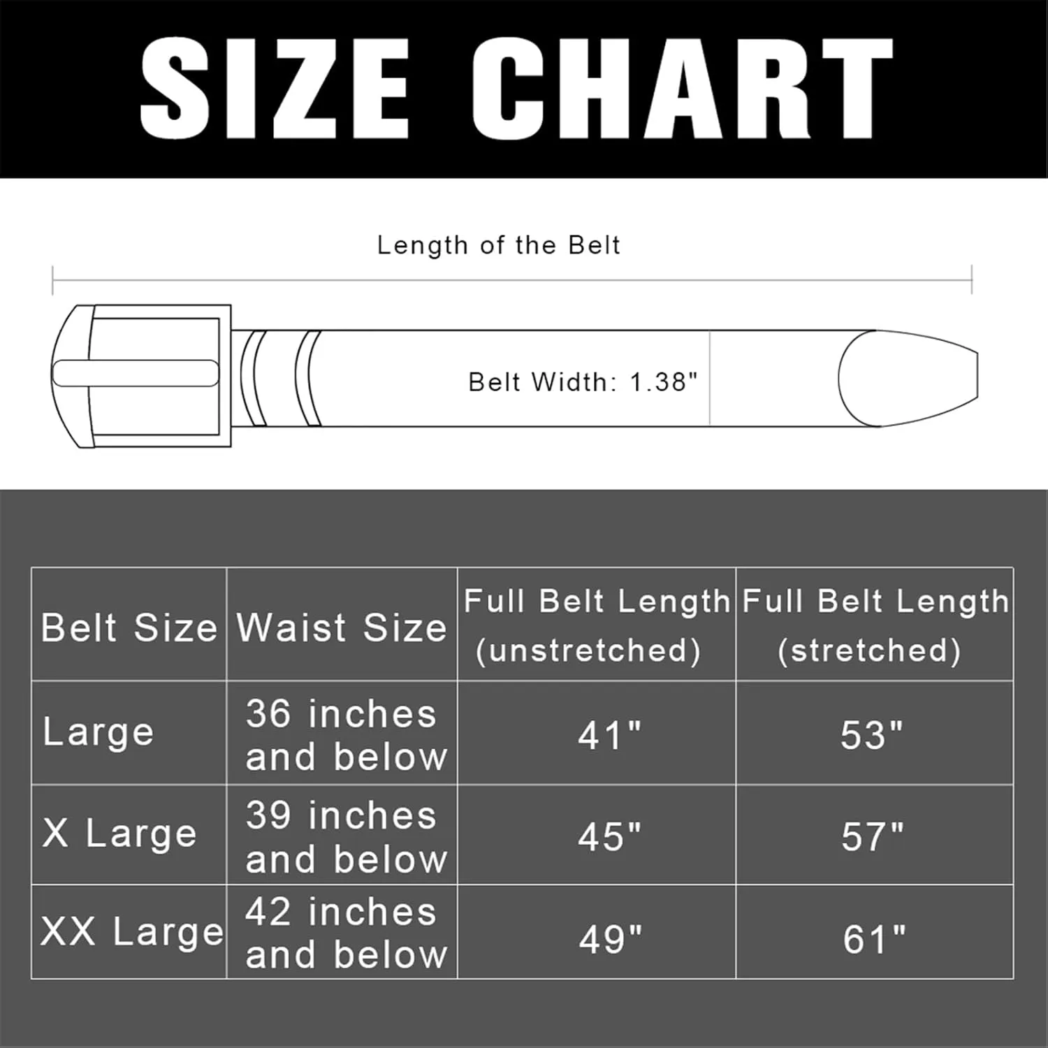 maikun Belts for Men, Elastic Mens Woven Braided Stretchy Belt Casual Daily Wear