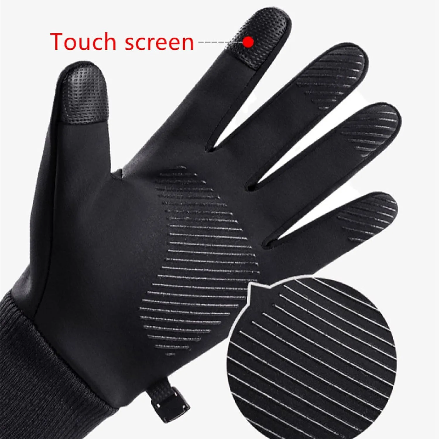 Mens Gloves Winter Gloves With Touchscreen Fingers Men'S And Women'S Gloves Winter Touch Screen Warm Ski Motorcycle Gloves Riding Gloves