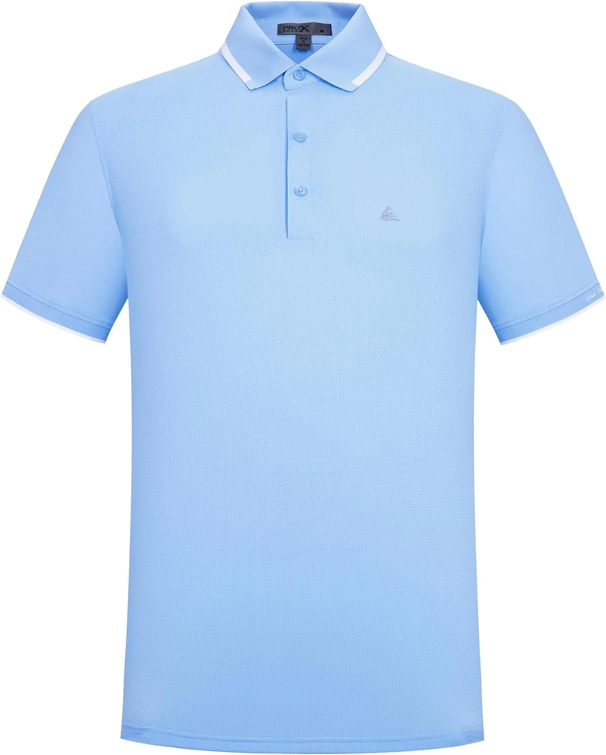 Men's Premium Golf Polo – Silky Tech Nylon, Cooling, UV-Resistant, Quick-Dry Athletic Shirt for Golf, Tennis