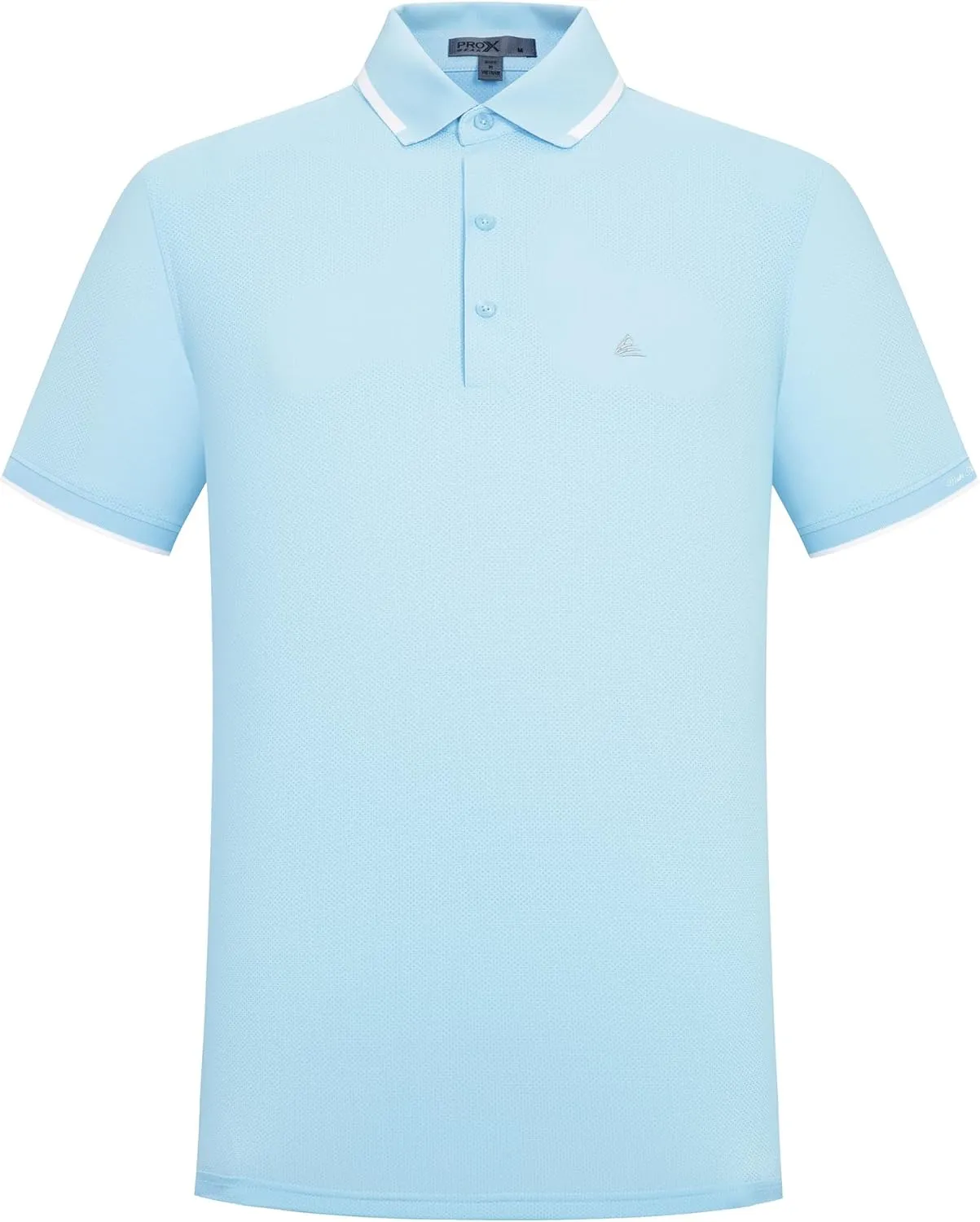 Men's Premium Golf Polo – Silky Tech Nylon, Cooling, UV-Resistant, Quick-Dry Athletic Shirt for Golf, Tennis