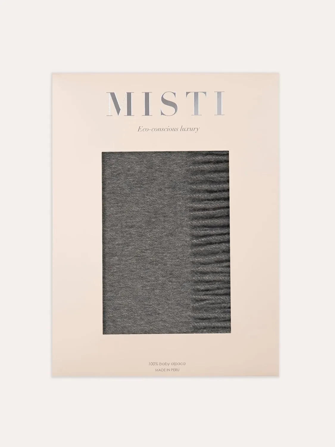 MISTI 100% Baby Alpaca Scarf for Men & Women | Soft, Warm & Thermoregulating | EcoConscious Luxury | Gift-Boxed for Him & Her
