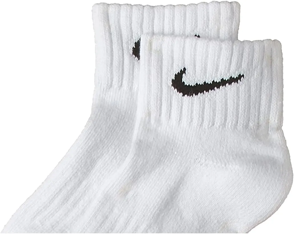 Nike Cushioned Ankle Socks (3 Pairs) - White/Black