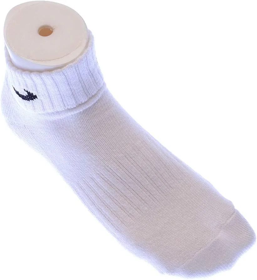 Nike Cushioned Ankle Socks (3 Pairs) - White/Black