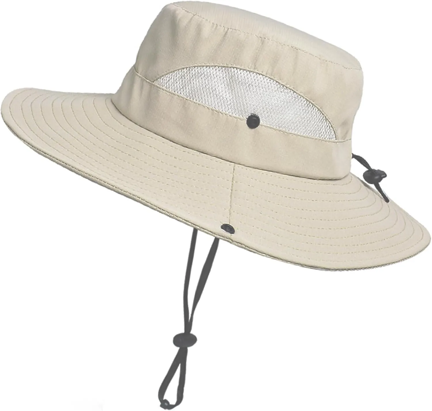 NPJY Sun Hats for Women Men 3” Wide Brim UPF 50  Fishing Beach Bucket Hats