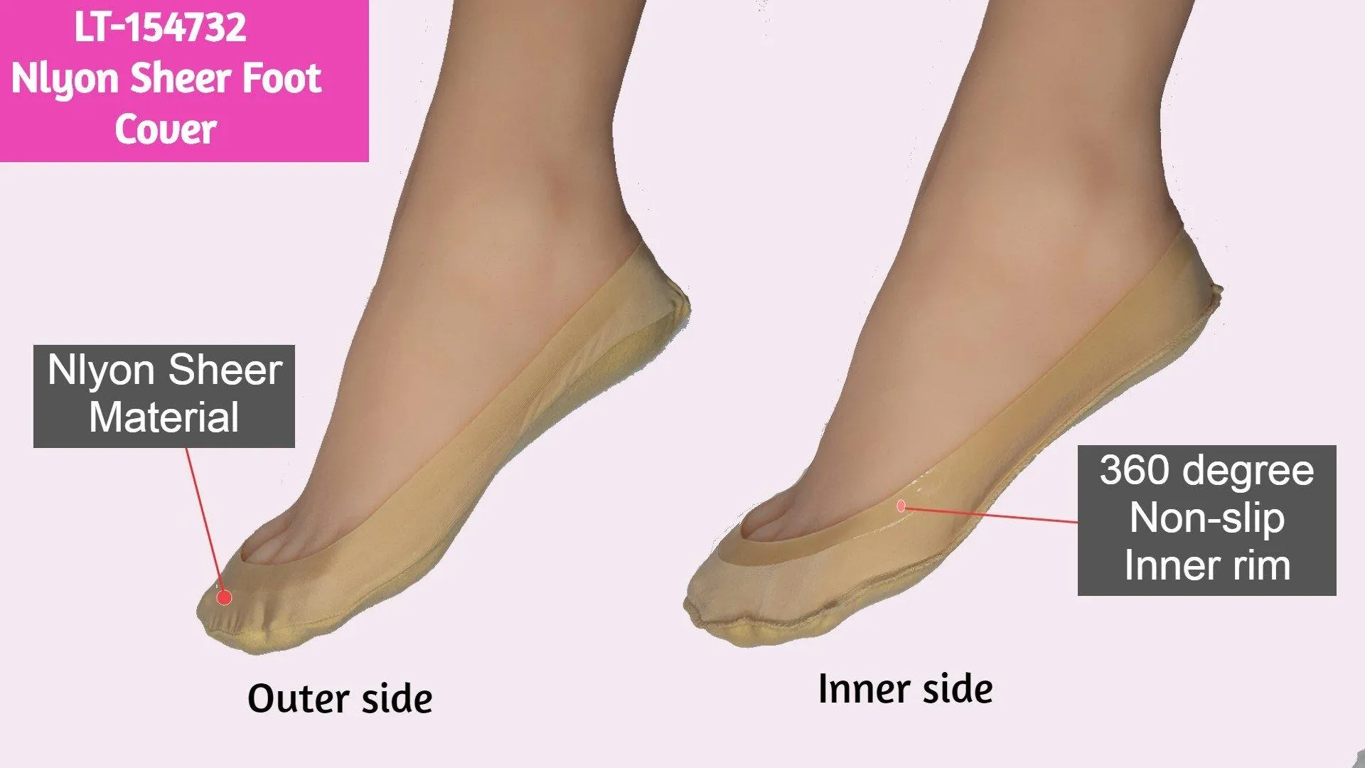 Nylon Sheer Foot Cover