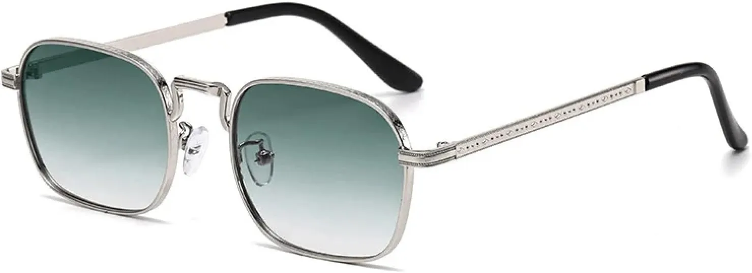 Oval Metal Fashionable Retro Men Sunglasses Women Uv Resistant Eyeglass Luxury Uv400