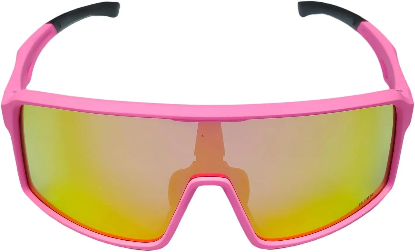 Polarized Sport Running Glasses for Women & Men UV400 Red Lenses Pink Lightweight TR90 Frame, Multi-Sport Eyewear for Running Cycling Baseball Volleyball Mountain Biking Adjustable Nose Pads