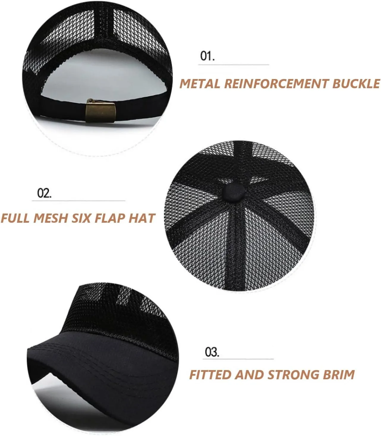 Quick Dry Fit Hats Athletic Baseball Cap Workout Hats for Running Hiking Golf Fishing |UPF 50  Waterproof