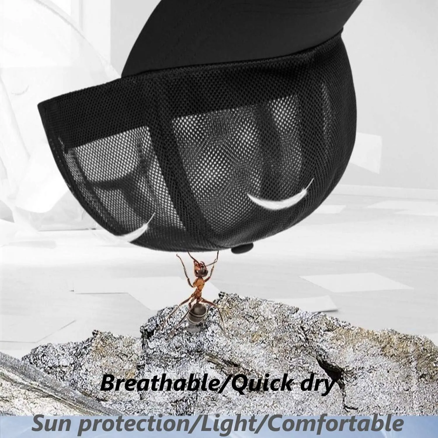Quick Dry Fit Hats Athletic Baseball Cap Workout Hats for Running Hiking Golf Fishing |UPF 50  Waterproof