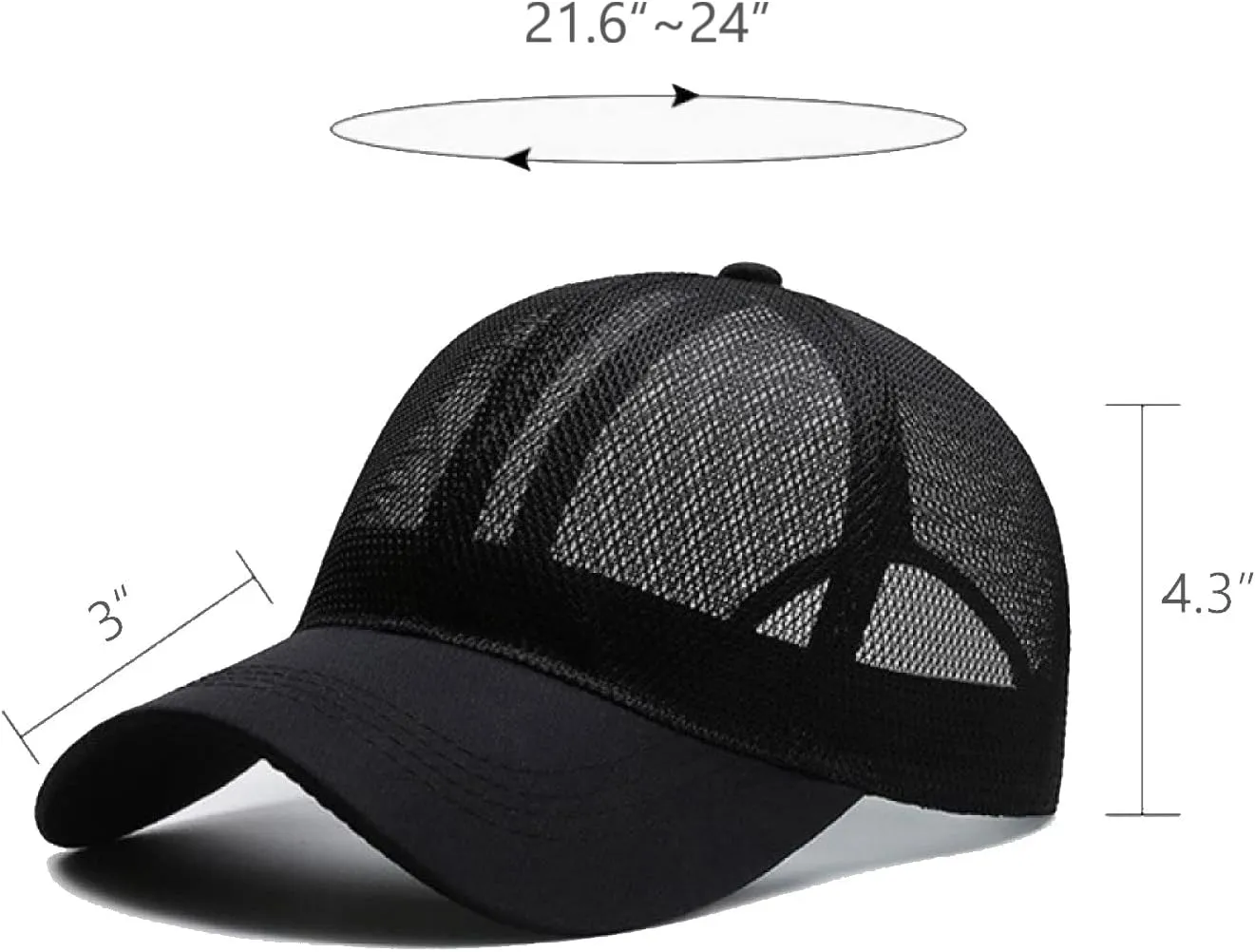 Quick Dry Fit Hats Athletic Baseball Cap Workout Hats for Running Hiking Golf Fishing |UPF 50  Waterproof