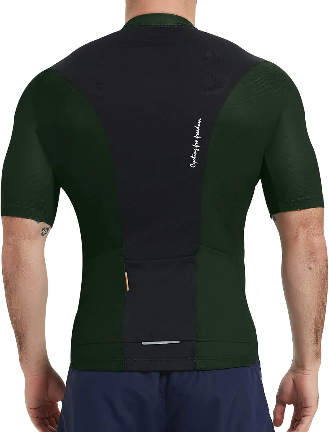 Santic Cycling Jersey Men's Short Sleeve Tops Mountain Biking Shirts Bicycle Jacket with Pockets …