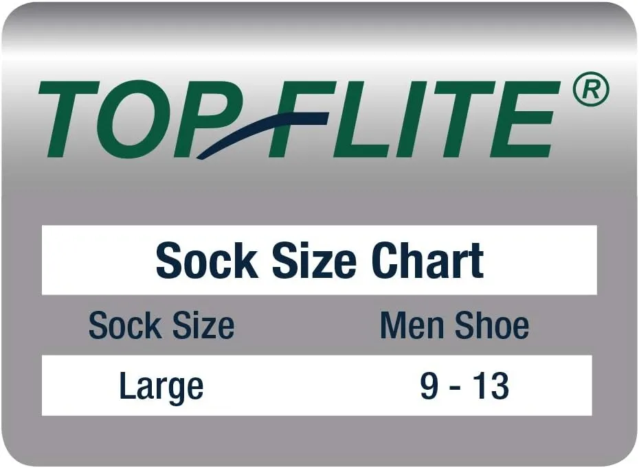 Top Flite Men's Sport Low Cut Socks With Cushioned Heel/toe 2 Pack