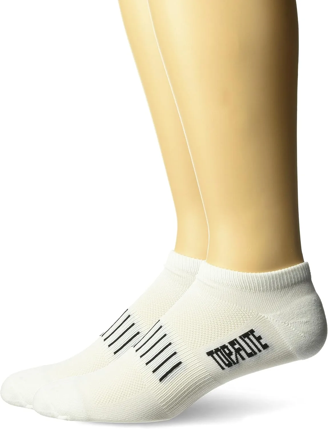 Top Flite Men's Sport Low Cut Socks With Cushioned Heel/toe 2 Pack