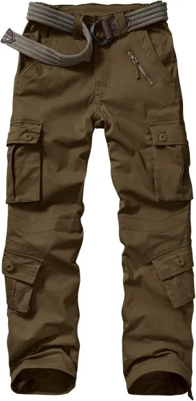 Women's Cargo Pants Quick Dry Casual Military Army Camo Combat Work Casual Pants with Pockets