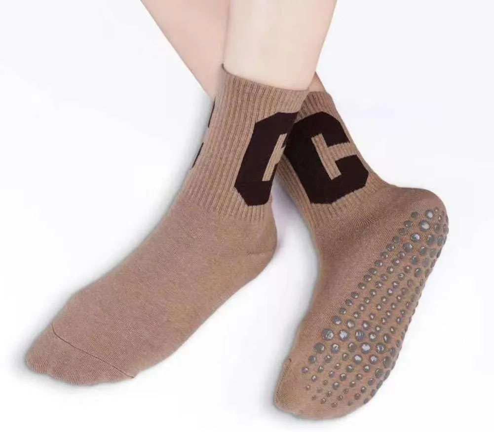 Women's Pilates Grip Socks Five Finger Yoga Socks,Full Toe Grip Non-Slip Socks for Yoga, Pilates, Barre, Dance
